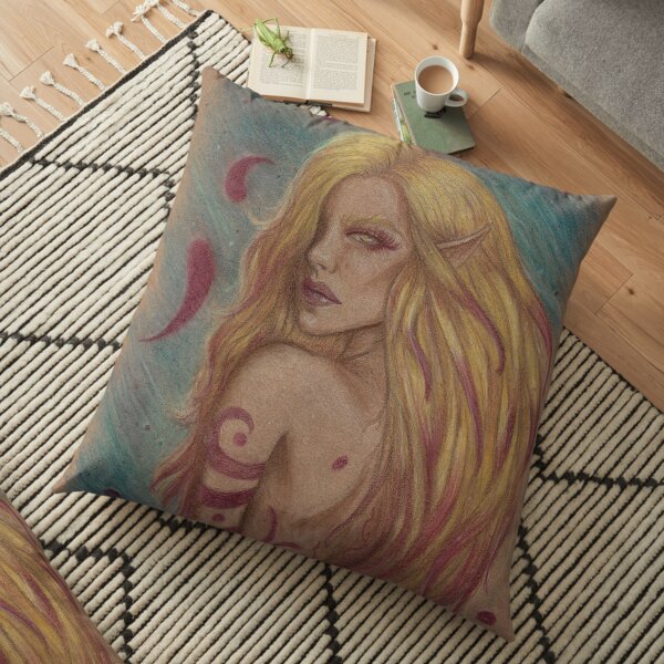 Stained Floor Pillow