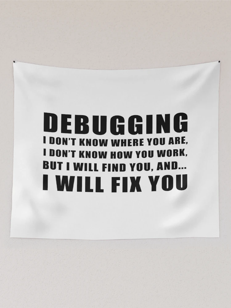 Thumbnail 2 of 3, Tapestry, Debugging designed and sold by KeepOnCoding.