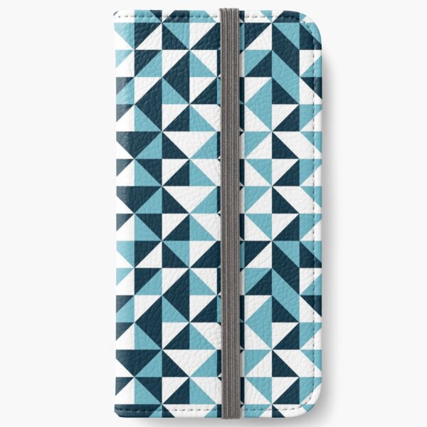 Blue Triangle iPhone Wallet