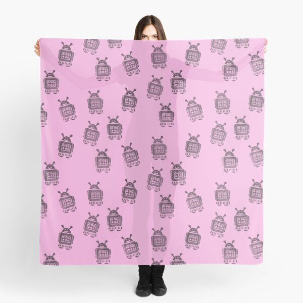 Pink Robots Scarf