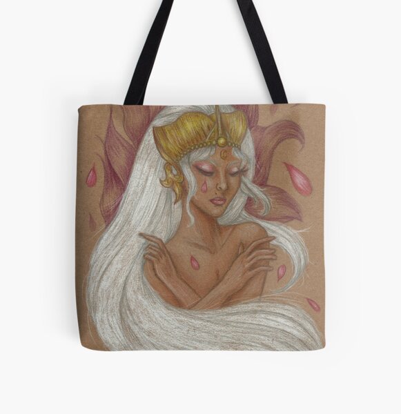 Purple Forest All Over Print Tote Bag