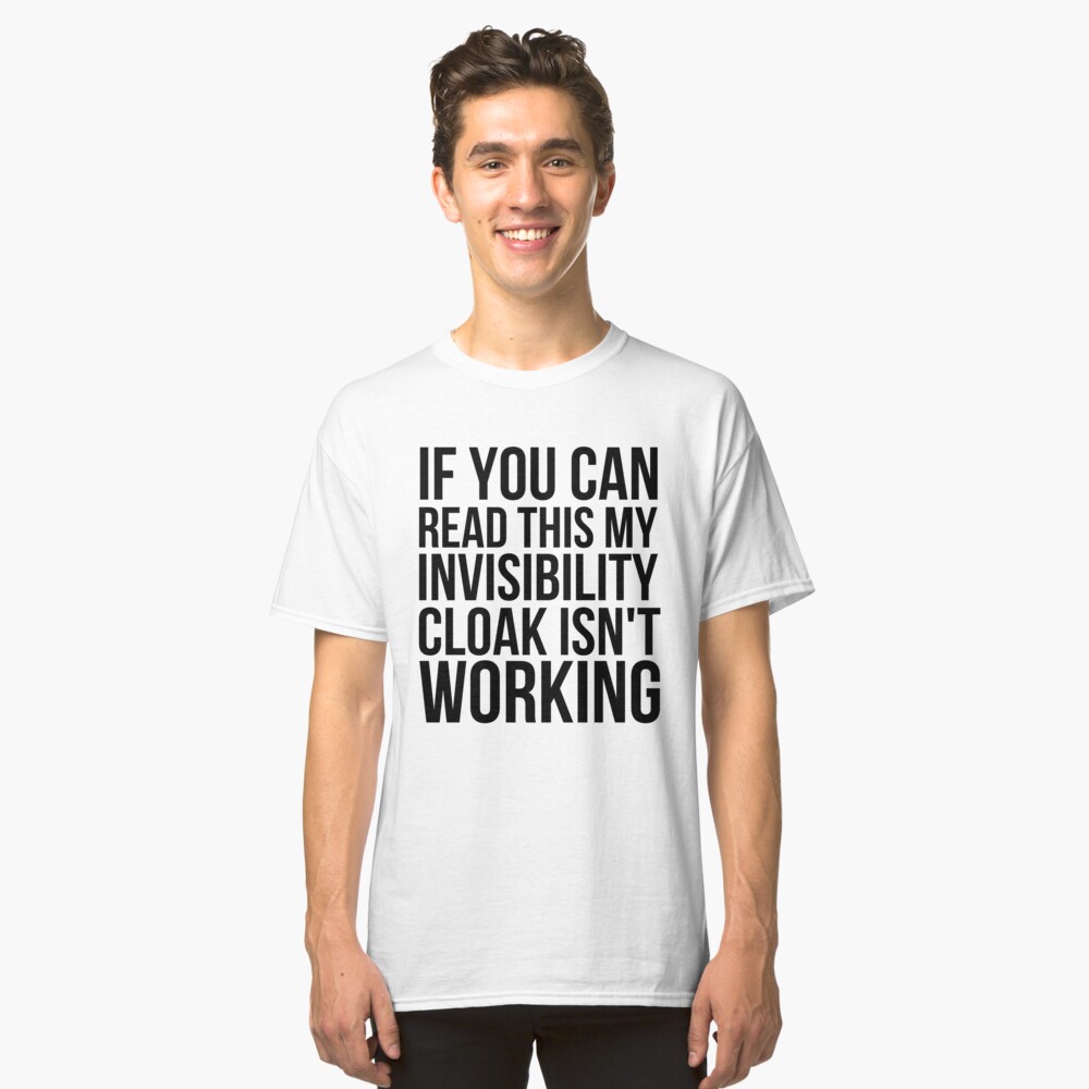 Can you read this? Classic T-Shirt