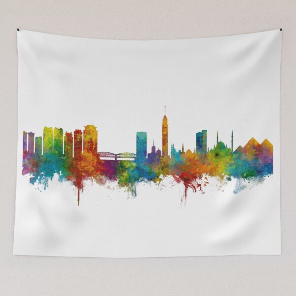 Item preview, Cairo Egypt Skyline designed and sold by ArtPrints.