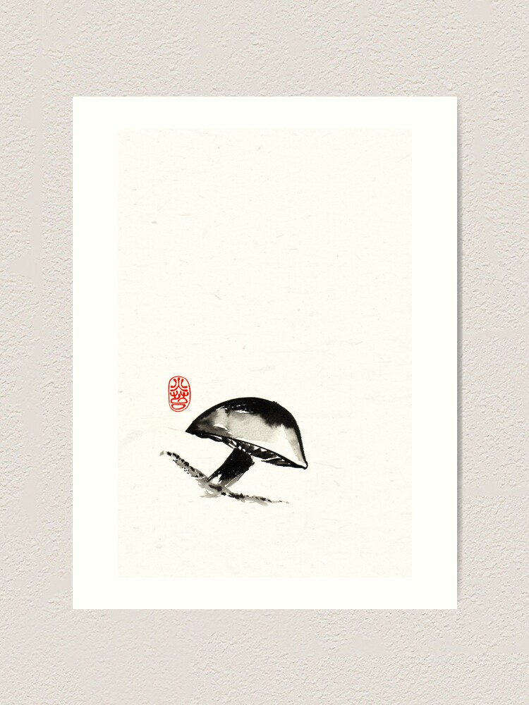 Alternate view of Mushroom Art Print