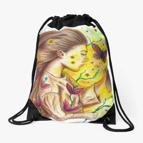 Dream Child Drawstring Bag