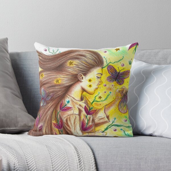 Dream Child Throw Pillow
