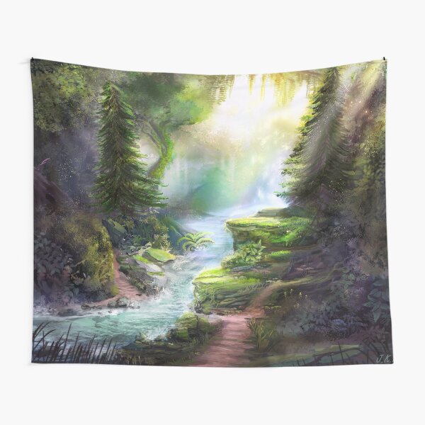 Forest Stream Tapestry