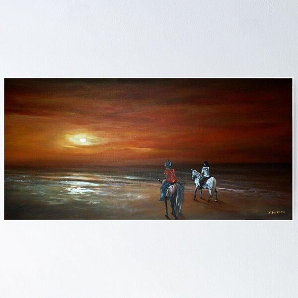 Item preview, Riders on the Beach designed and sold by Cherie Roe Dirksen.