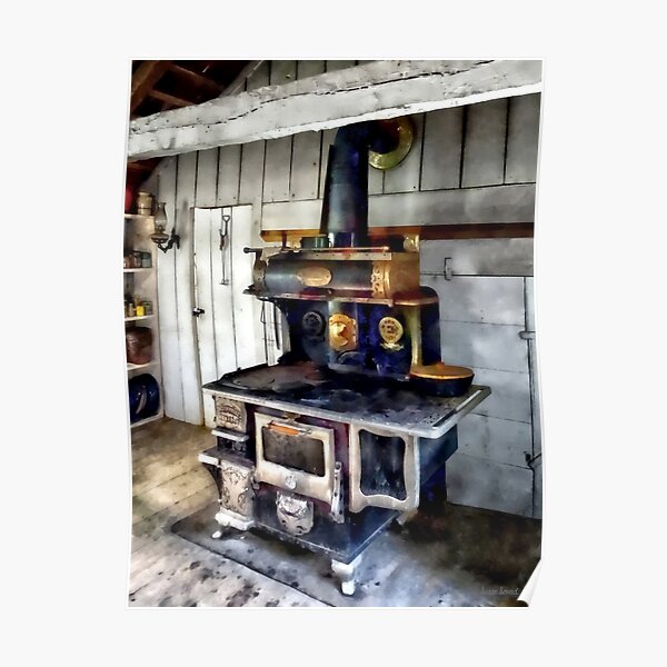 “Coal Stove in Kitchen” Poster for Sale by SudaP0408 | Redbubble