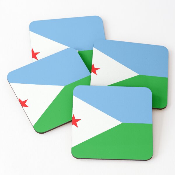 Item preview, Djibouti Flag designed and sold by YaelleDark.
