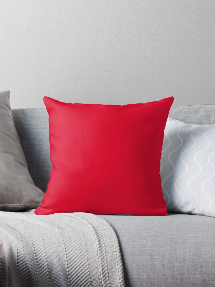 Thumbnail 1 of 4, Pillow, Beautiful Cushions/ Plain Cadmium Red designed and sold by ozcushions.