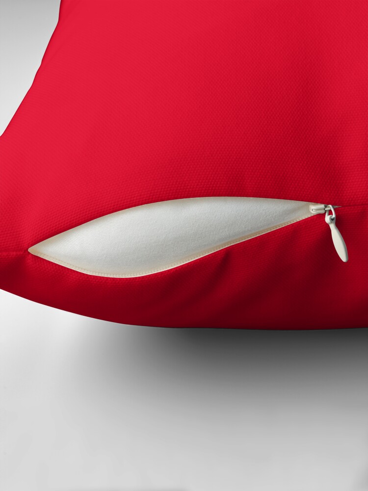 Thumbnail 2 of 4, Pillow, Beautiful Cushions/ Plain Cadmium Red designed and sold by ozcushions.