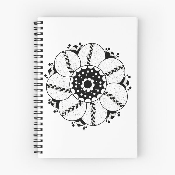 Item preview, hand-drawn floral art in doodle style designed and sold by ann-miko-a.