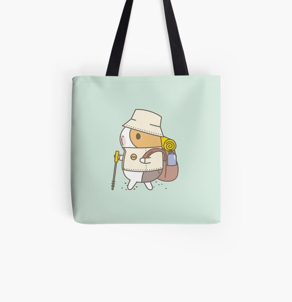 Bubu the Guinea Pig, Hiking All Over Print Tote Bag