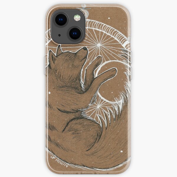 WolfMoon Catcher iPhone Soft Case