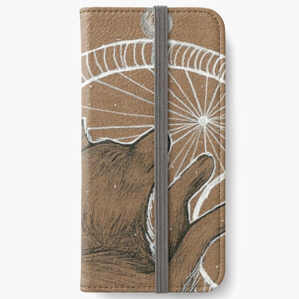 WolfMoon Catcher iPhone Wallet