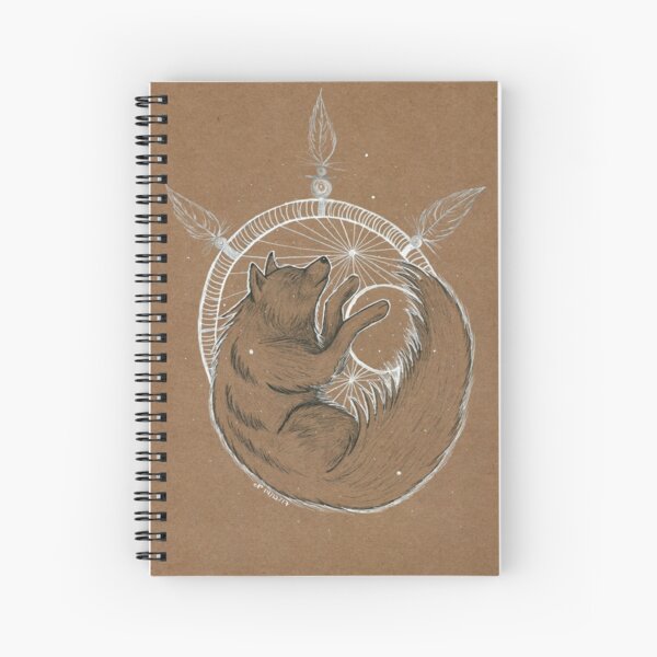 WolfMoon Catcher Spiral Notebook