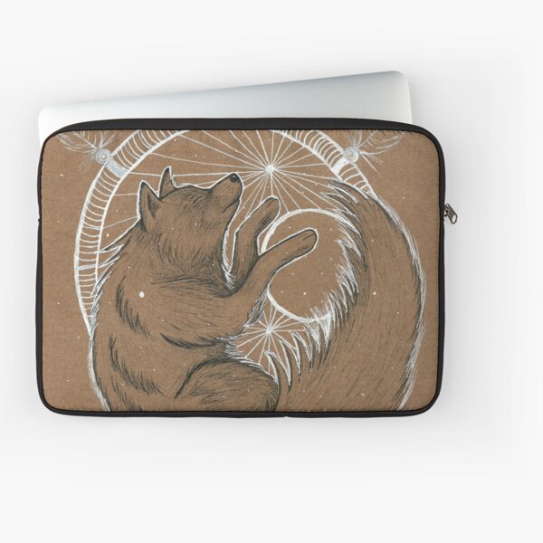 WolfMoon Catcher Laptop Sleeve