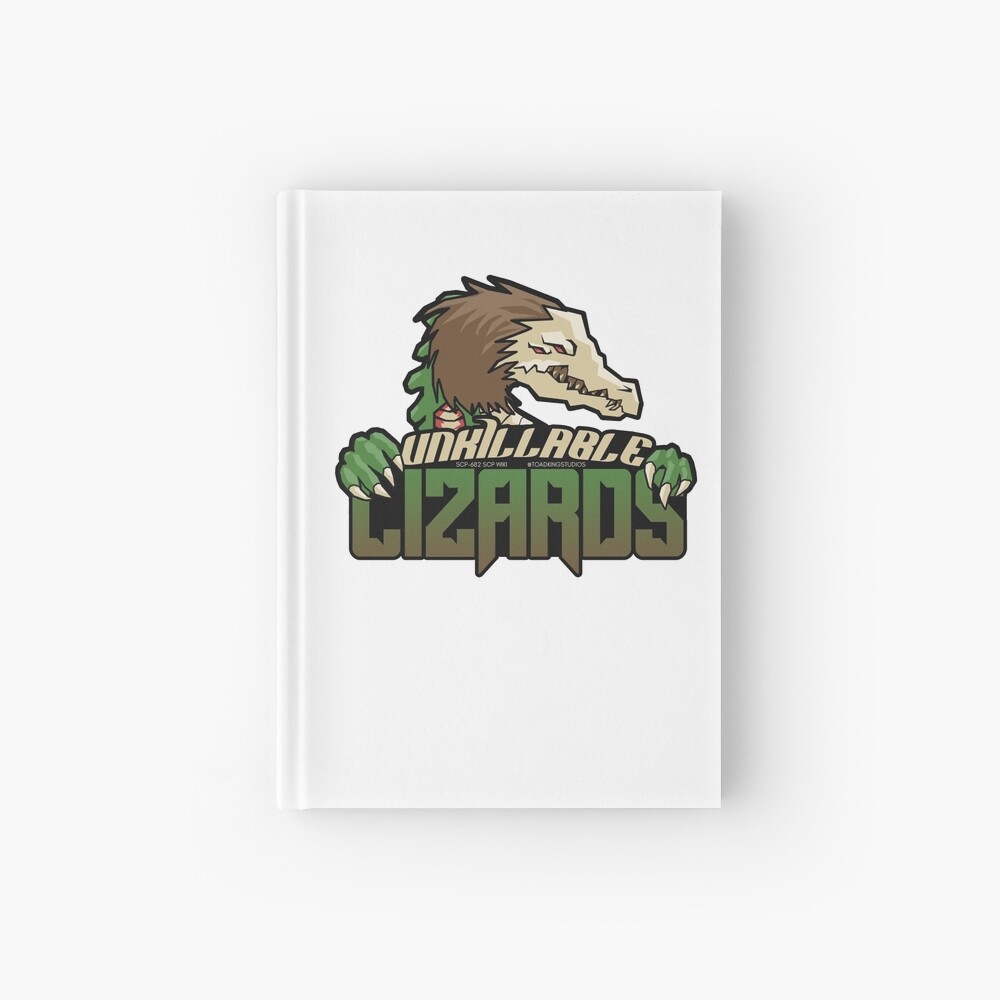 Unkillable Lizards - Fictional Sports Team Logo - SCP Foundation Hardcover  Journal for Sale by ToadKingStudios