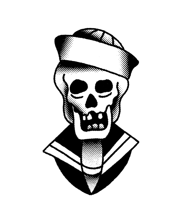 Sailor Skull tattoo by Ata Ink  Post 23182
