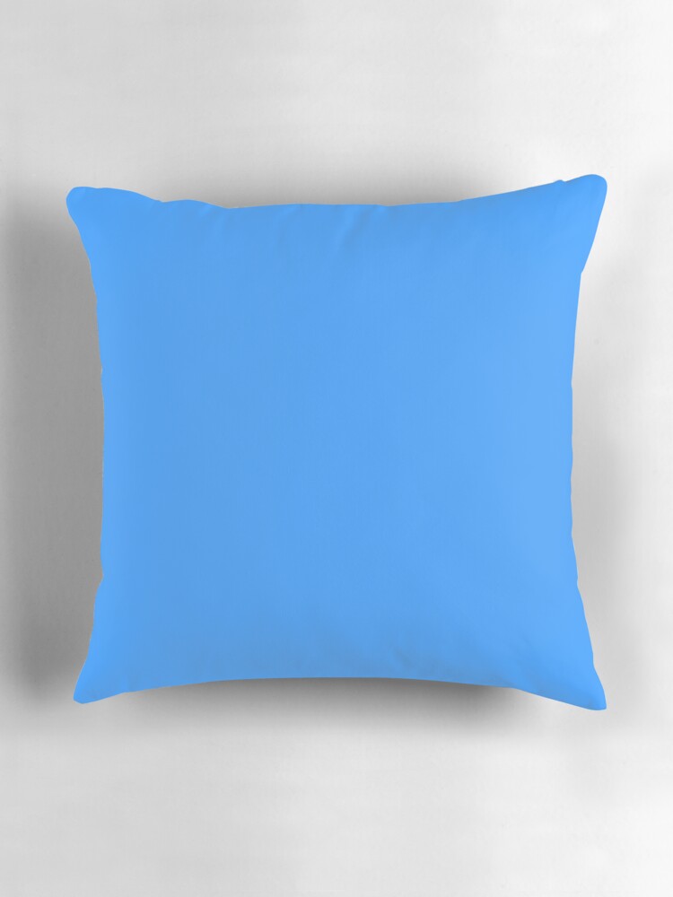 Thumbnail 3 of 4, Pillow, Beautiful Cushions/ Plain Brilliant azure designed and sold by ozcushions.
