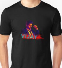 vijay orange shirt