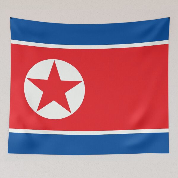 Item preview, North Korea Flag designed and sold by YaelleDark.