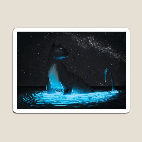 Shimmering Lioness Magnet