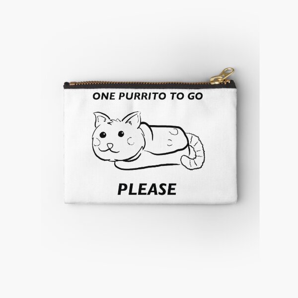 Item preview, One Purrito to Go Please designed and sold by FEMstuff.