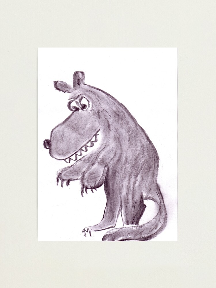 Alternate view of Frightening werwolf Photographic Print
