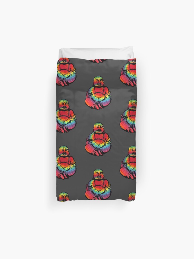 Tie Dye Buddha 2 Duvet Cover By Kzenabi Redbubble