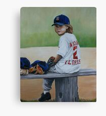 Time on the Bench Canvas Print