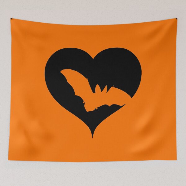 Item preview, Heart bat halloween designed and sold by RetroFuchs.