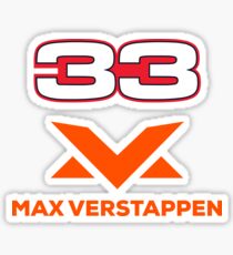 Dedicated to Max Verstappen Fans! Sticker