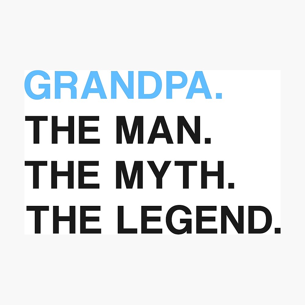 Grandfather Fathers Day Bampi Man Myth Legend Tshirt Unisex Grandad
