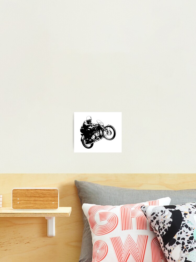 Thumbnail 2 of 3, Photographic Print, Motorcycle Racer 01 designed and sold by RescopeGallery.
