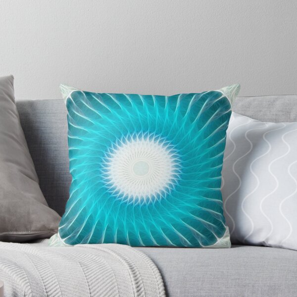 Item preview, Cyan Glow Kaleidoscope 7 designed and sold by TravelPhotoArt.