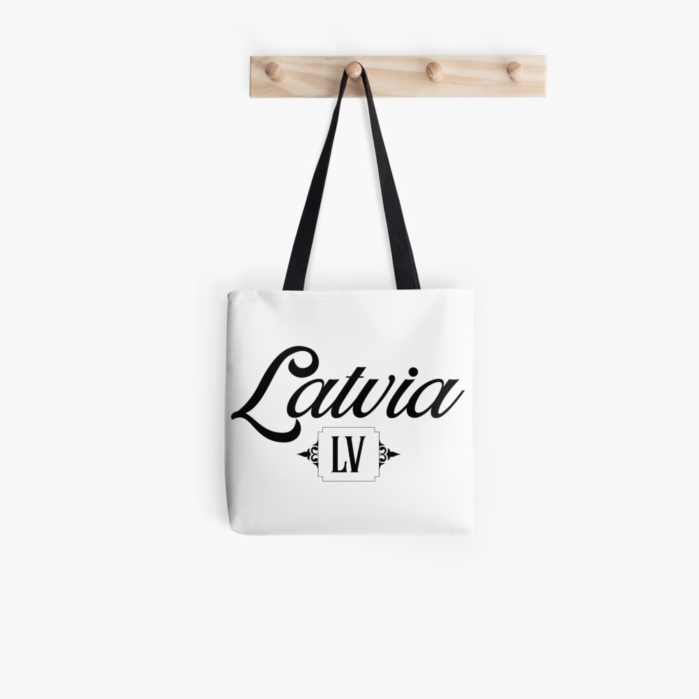 &quot;Latvia Country Code, LV&quot; Tote Bag by Celticana | Redbubble