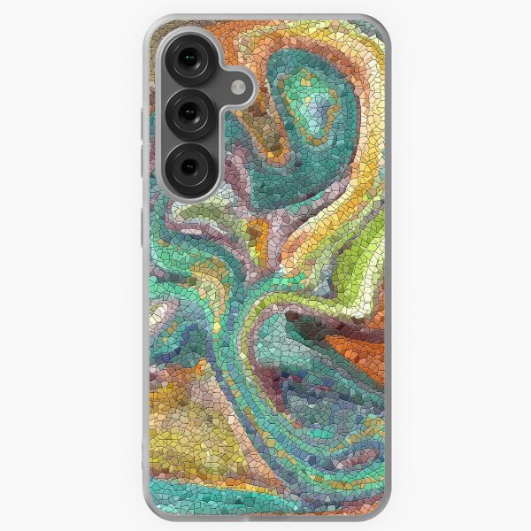 Item preview, Turquoise, Copper, Gold, Mosaic Abstract designed and sold by Jessielee72.