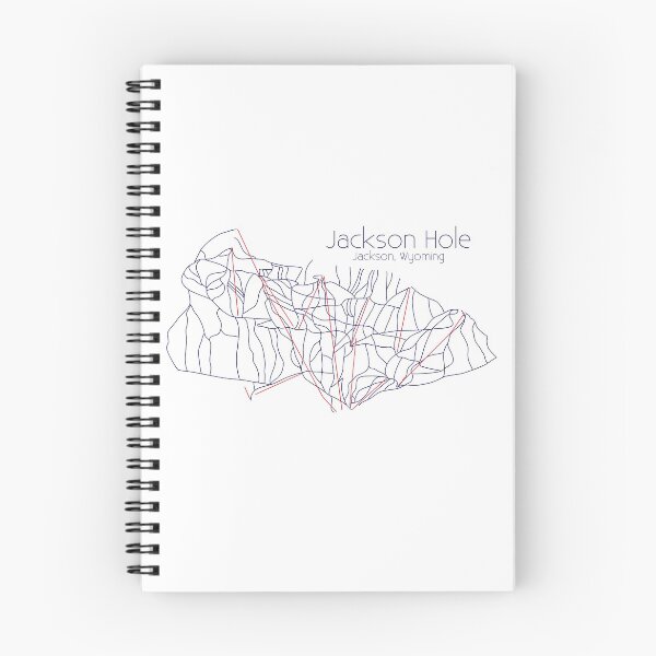 Item preview, Jackson Hole Trail Map designed and sold by ChasingGnarnia.