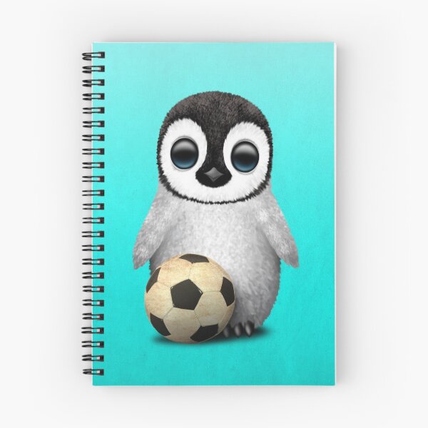 Item preview, Cute Baby Penguin With Football Soccer Ball designed and sold by JeffBartels.
