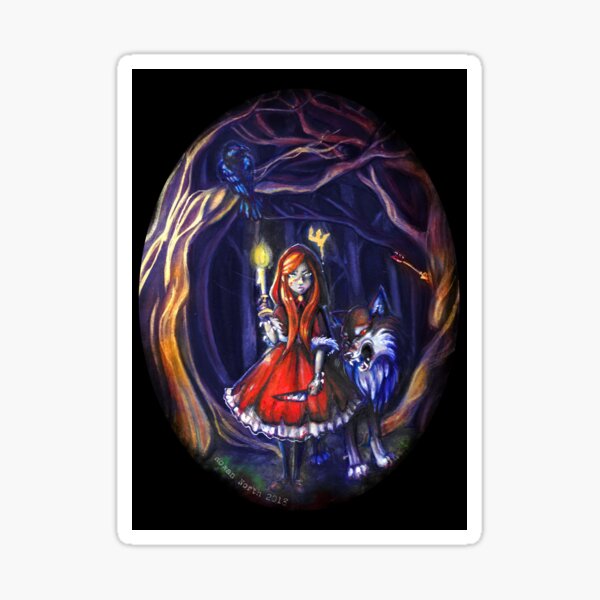 Little Red Riding Hood Sticker