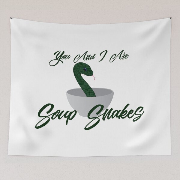 Item preview, You and I are Soup Snakes designed and sold by GeekyGirlDesign.
