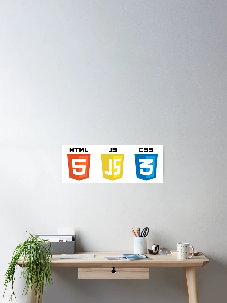 Thumbnail 2 of 3, Poster, HTML Javascript CSS designed and sold by with-care.