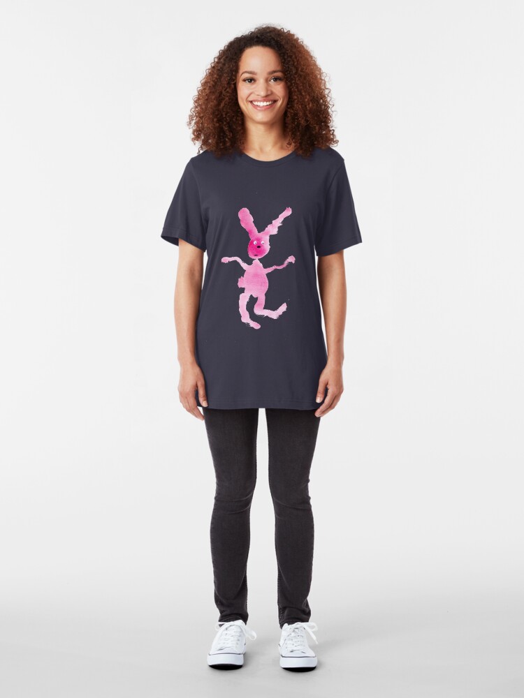 Alternate view of Run, rabbit run! Slim Fit T-Shirt