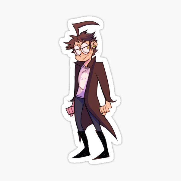 Item preview, Dib Membrane Invader Zim Sticker designed and sold by ivlet.