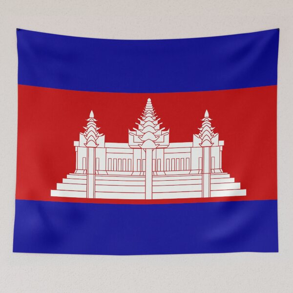 Item preview, Cambodia Flag designed and sold by YaelleDark.