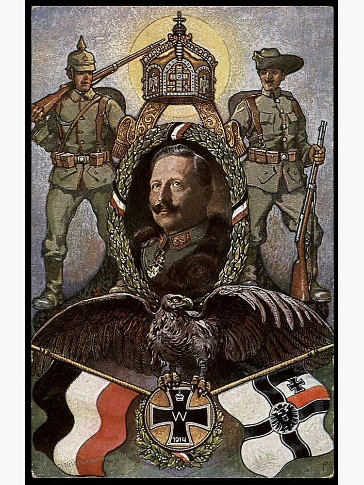 WWI 1914 German patriotic symbols by edsimoneit