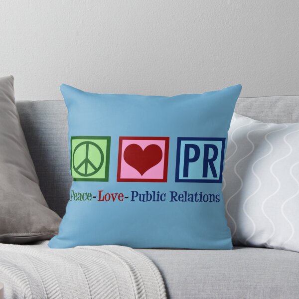 Item preview, Peace Love PR Public Relations designed and sold by Epic Love Designs.