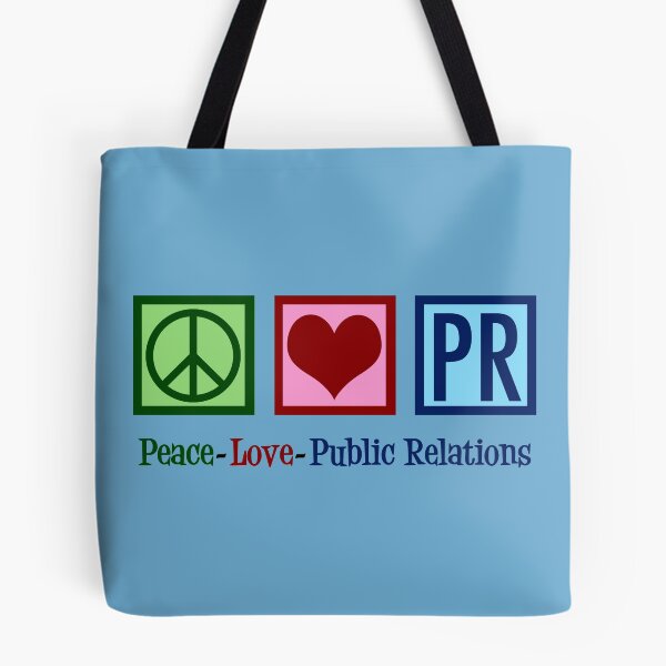Item preview, Peace Love PR Public Relations designed and sold by Epic Love Designs.